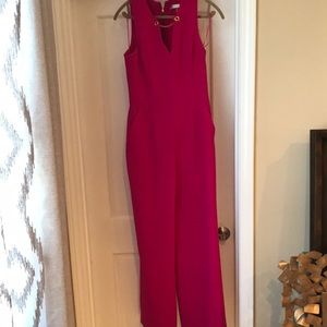 Trina Turk poopy pink jumpsuit